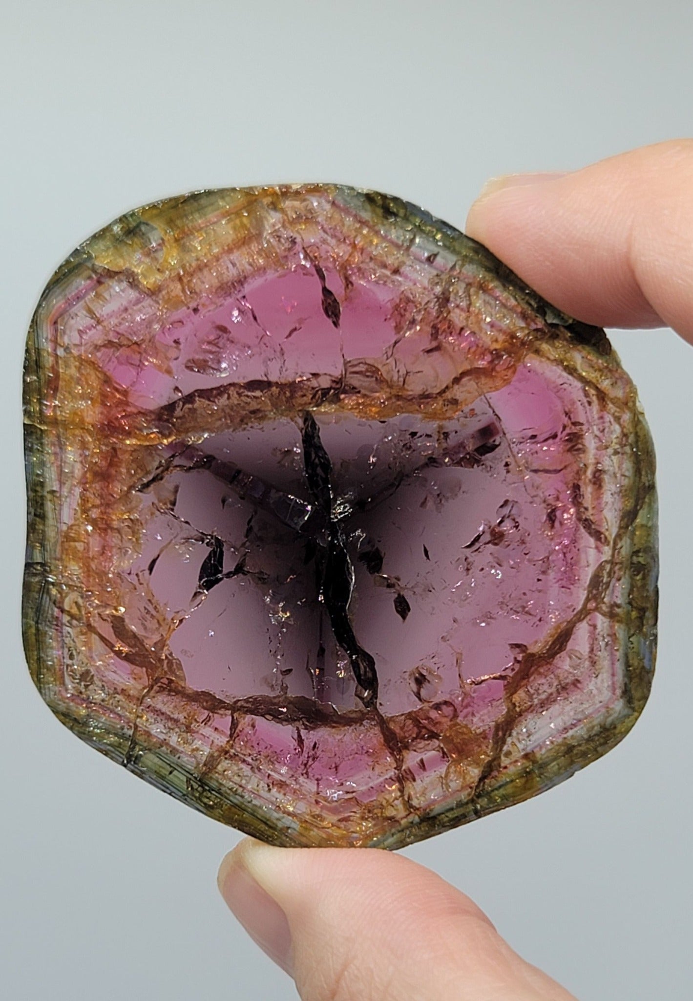 Tourmaline Slice